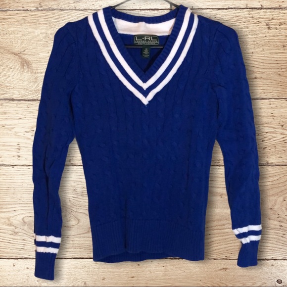 Lrl Lauren Active Preppy Knit Tennis 